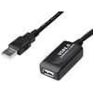 Repeater USB USB 2.0 USB A zásuvka,USB A vidlice 25m