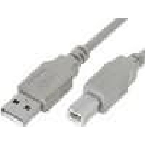 Kabel USB 2.0 USB-A vidlice - USB-B vidlice 2m