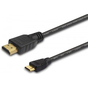 Kabel HDMI(A)-HDMI mini (C) 1,5m Savio CL-09