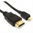 HDMI kabel s Ethernetem, HDMI 1.4 A konektor - HDMI 1.4 A mini konektor, sáček, 1,5m