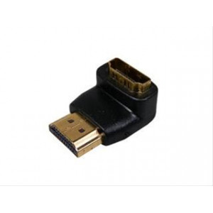 HDMI spojka HDMI konektor - HDMI zdířka, úhlová 90°, blistr