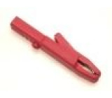 Krokosvorka 25A červená - rozsah uchopení max 9,5mm 1,5mm2