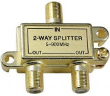 Rozbočovač IN/2x OUT 5-900 MHz s F konektory