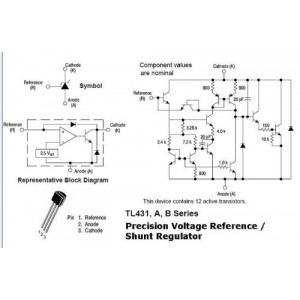 TL431 nap.reference 2,5-36V/0,1A TO92