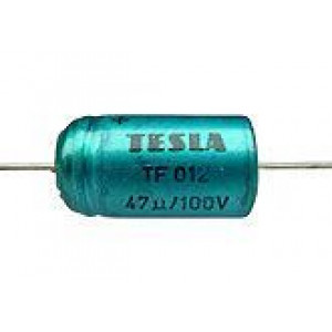 47uF/100V TF012-elektrolyt.kond.axiální