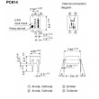 PC814 optočlen 5kV TKR 20-300% DIP4 (AC input)