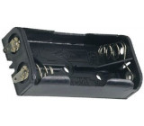Držák baterie 2xR03/AAA s pájecími očky