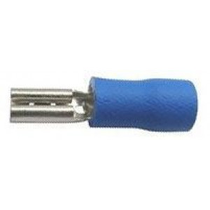 Faston-zdířka 2,8mm modrá pro kabel 1,5-2,5mm2