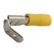 Faston-rozvaděč 6,3mm žlutý pro kabel 4-6mm2