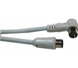 Účastnická šňůra-anténní kabel 1m kombinované konektory