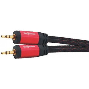 Jack3,5-Jack3,5 stereo 3m HiFi,opletený kabel DOPRODEJ