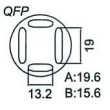 Nástavec na vyfoukávačku QFP 13,2x19mm