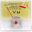 ZJ-40 panelový VU metr -20+3dB, 500uA 40x40mm