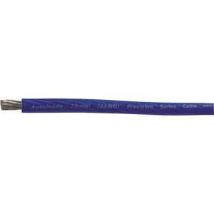 Napájecí kabel BLUE 20mm2, transparentní modrý role 50m