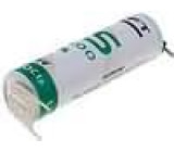 Lithiová baterie 3,6V 2100mAh fi 14,5x50mm, 3 vývody