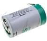 Lithiová baterie 3,6V 16000mAh fi 33,5x61,5mm,pásk.vývody