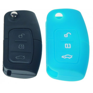 Silikonový obal pro klíč Ford 3-tlačítkový, modrý