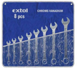 Očkoplochý klíč CrV Extol Premium-sada 8ks