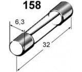 pojistka skleněná 10A 6,3x32