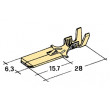 konektor 6,3mm 1-2,5mm kolík zajištěný/tvrdší/