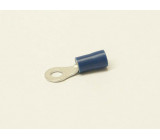 kabelové oko 4 mm drát 1,5-2,5mm izolované modré