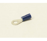 kabelové oko 5mm drát 1,5-2,5mm izolované modré