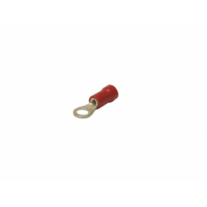 kabelové oko 4 mm drát 0,5-1,5mm izolované červené