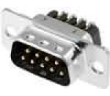 D-Sub PIN: 9 zástrčka vidlice na kabel šroubová svorka 7,5A