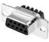 D-Sub PIN: 9 zástrčka zásuvka na kabel šroubová svorka 7,5A