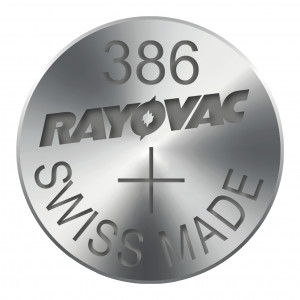Knoflíková baterie do hodinek RAYOVAC 386 