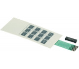 Univerzální klávesnice 51,7x116,7mm šedá 12 tlačítek