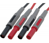 AX-TLP-002 Měřicí šňůra PVC 1,2m 10A černá a červená 2x měřicí šňůra