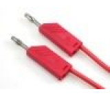 MLNSIL200/1RT Měřicí šňůra silikon 2m červená 16A 60VDC Max.odp.kont:20mΩ