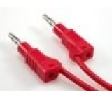 PJ2117-200-R Měřicí šňůra PVC 2m červená 36A 60VDC Průř.vod:2,5mm2