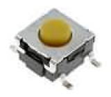 Mikrospínač 1-polohové SPST-NO 0,05A/24VDC SMT 2,26N 6x6mm