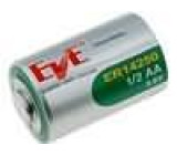 Baterie lithiové 1/2AA 1/2R6 3,6V průměr 14,5x25,4mm 1100mAh