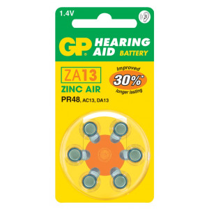 Baterie do naslouchadel GP ZA13 (PR48)