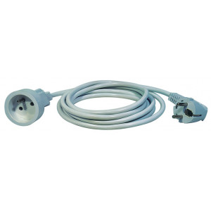 Prodlužovací kabel – spojka, 2m, bílý