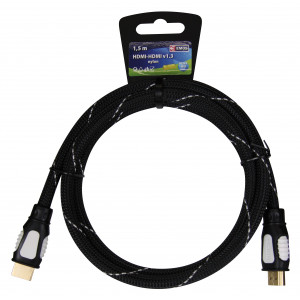 HDMI 2.0 high speed kabel eth.A vidlice-A vidlice 1,5m nylon