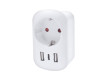 Solight cestovní adaptér USA USB A+C pro použití ve Spojených státech, typ B