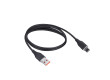 Solight USB-C kabel, USB 2.0 A konektor - USB-C 3.1 konektor, silikon, 0,5m