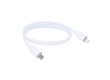 Solight USB-C/Lightning kabel, USB-C konektor - Lightning konektor, silikon, 0,5m