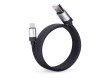 Solight magnetický USB-C kabel, USB 2.0 A konektor - USB-C konektor, 1m