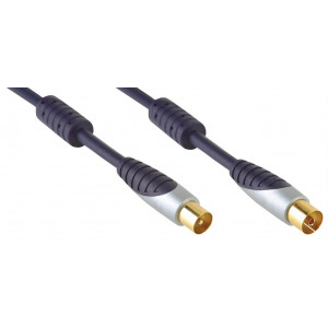 Bandridge Premium anténní koaxiální kabel, 1m, SVL8701