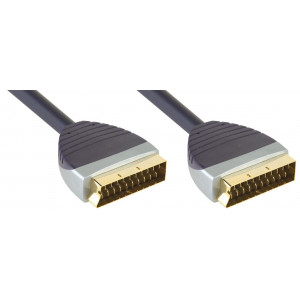 Bandridge Premium audio video SCART kabel, 1m, SVL7391