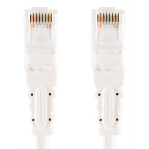 Bandridge síťový kabel CAT 6 bílý, 2m, BCL7802