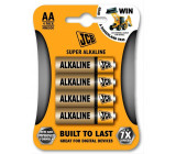 JCB SUPER alkalická baterie LR06, blistr 4 ks