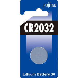 Fujitsu knoflíková lithiová baterie CR2032, blistr 1ks
