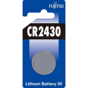 Fujitsu knoflíková lithiová baterie CR2430, blistr 1ks