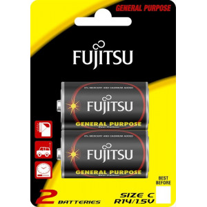 Fujitsu zinková baterie R14/C, blistr 2ks